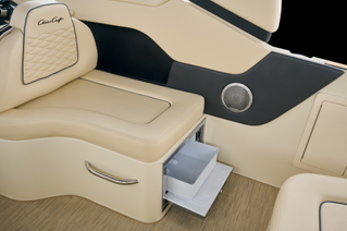 Sportster 28 Outboard Feature Fridge Drawer Out