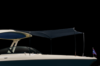 Sportster 28 Outboard Feature Top  and Shade