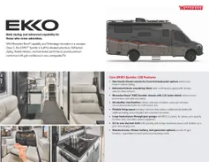 EKKO Sprinter Sales Sheet 2027