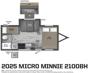 Micro Minnie 2100BH Floorplan-25