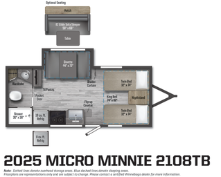 Micro Minnie 2108FTB Floorplan-25