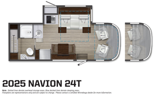 Navion 24T Floorplan 2025