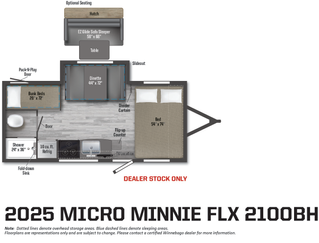 Micro Minnie FLX 2100BH Floorplan-25