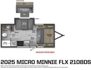 Micro Minnie FLX 2108DS Floorplan-25